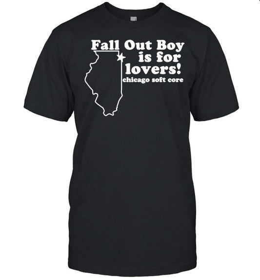 Fall out boy is for lovers chicago soft core shirt