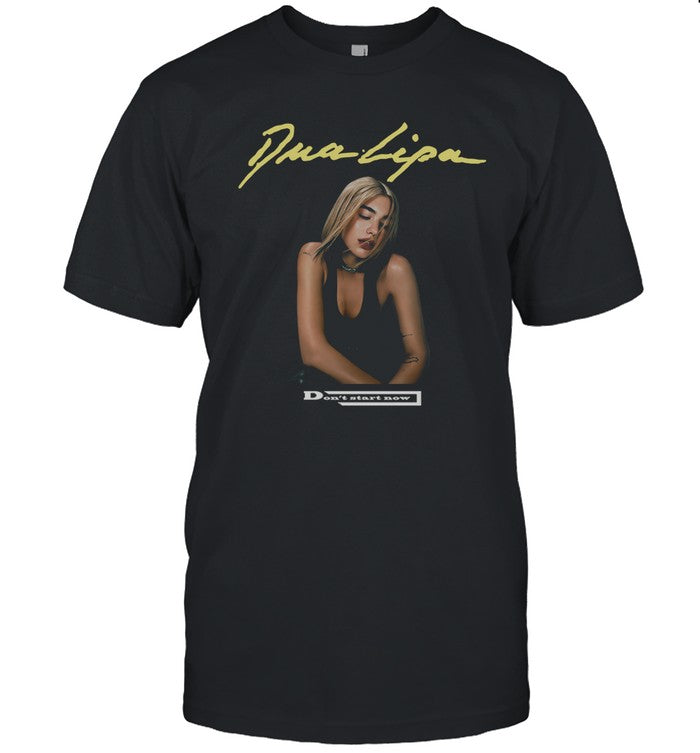 Donâ€™t Stari Now Dua Lipa T-Shirt Black
