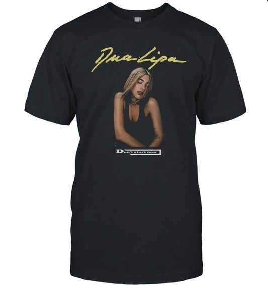 Donâ€™t Stari Now Dua Lipa T-Shirt Black