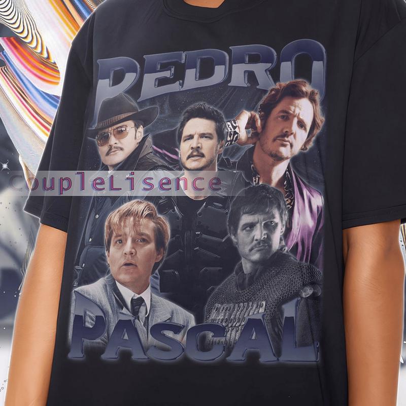 Bootleg Actorpedro PASCAL Vintage Shirt  Pedro Pascal Homage Retro  Pedro Pascal Tees  Pedro Pascal 90S Shirts  Pedro Pascal Merch Gift, Unisex Cotton
