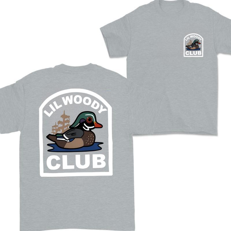 Lil Woody Club SHort  Sleeve Tee ,Vintage T-shirt - Unisex, T-shirt 2 side - T-shirt For Men , Unisex T-shirt, Classic Cotton Menswear Top