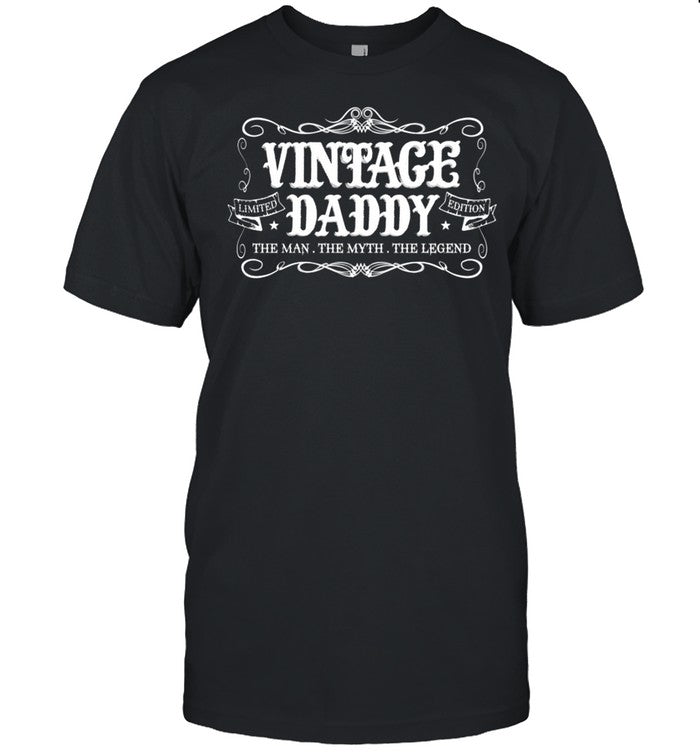 Fathers Day from Son Daughter Wife Vintage Daddy shirt_1