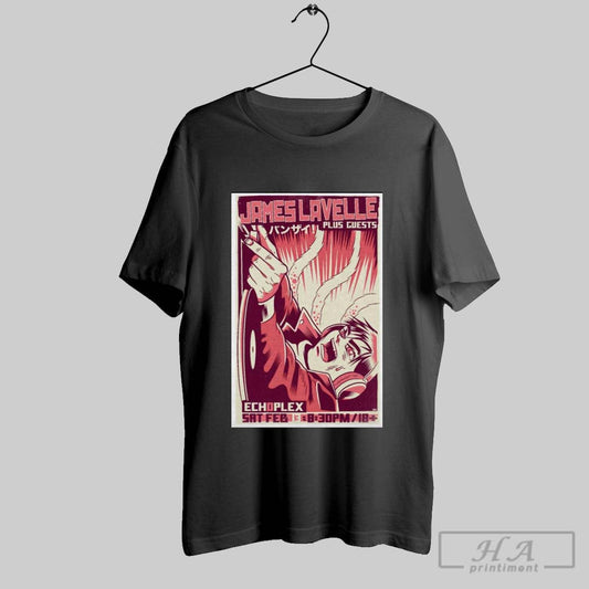 Poster James Lavelle Feb 13 2025 The Echo Echoplex T Shirt