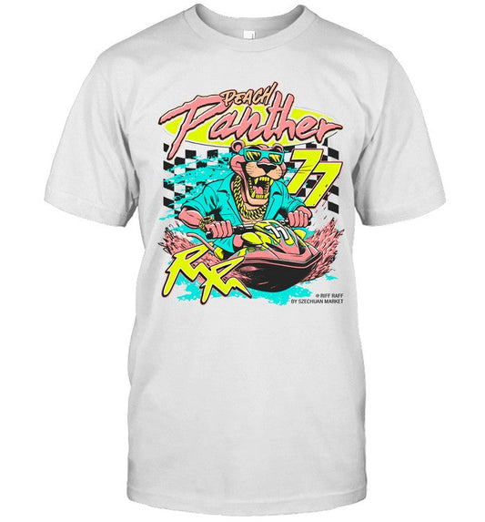 Peach Panther Jet Ski Shirt X Szechuan Szechuan Collab