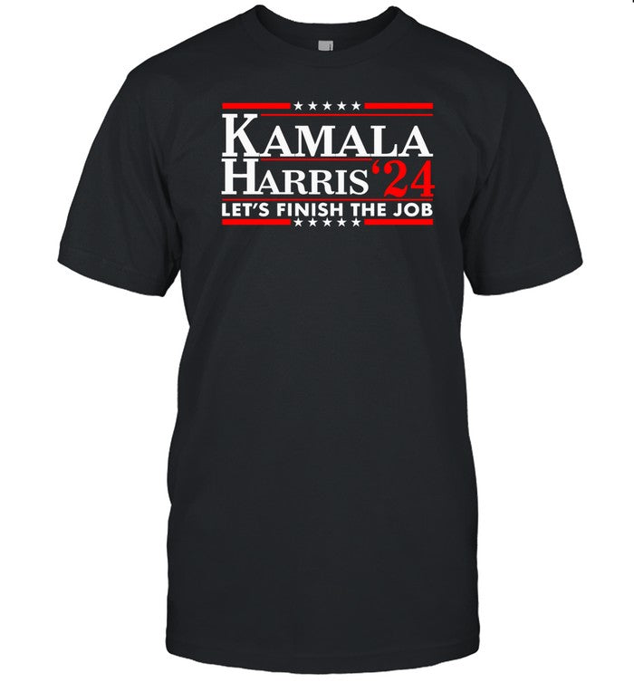Limited Kamala Harris '24 Let's Finish The Job Shirt