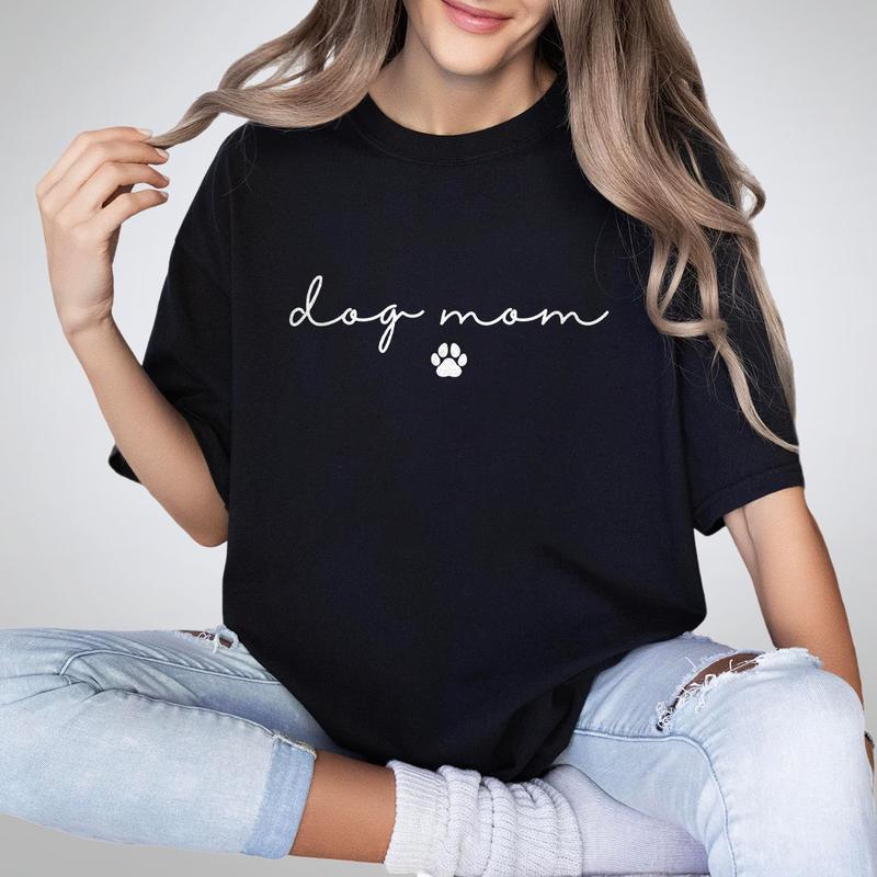 Dog Mom Shirt, Dog Mom T-Shirt, Dog Mom Shirts, Dog Mom Tee, Dog Mama Shirt, Dog Lover Gifts, Pet Lover T-shirt, Dog Owner Outfits, Dog Mama Clothing, Dog Mom Women Top