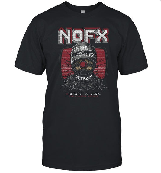 NOFX August 21st 2024 The Fillmore Detroit Concert Shirt