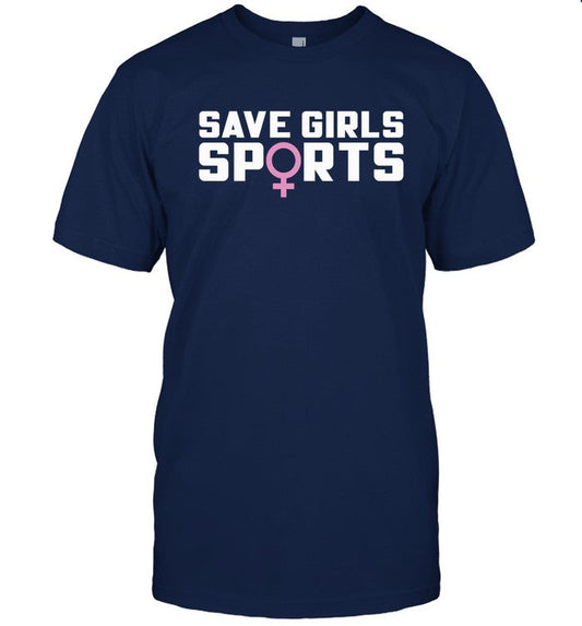 save girls sports transphobic shirt