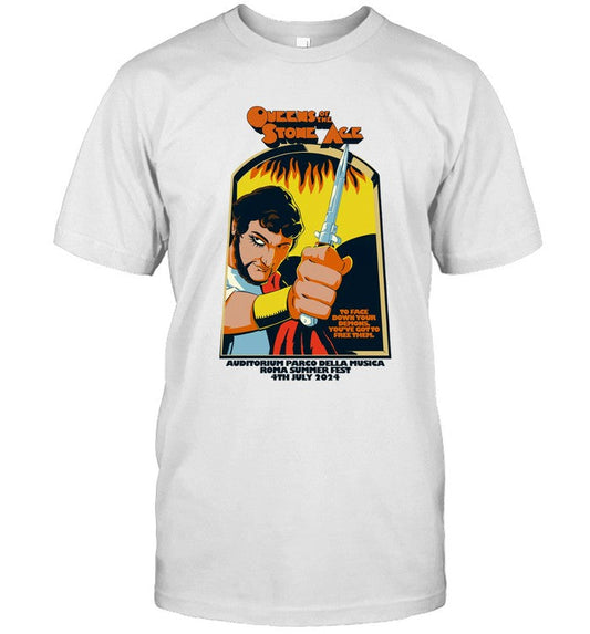 Queens Of The Stone Age 2024 Roma Summer Fest Shirt_1