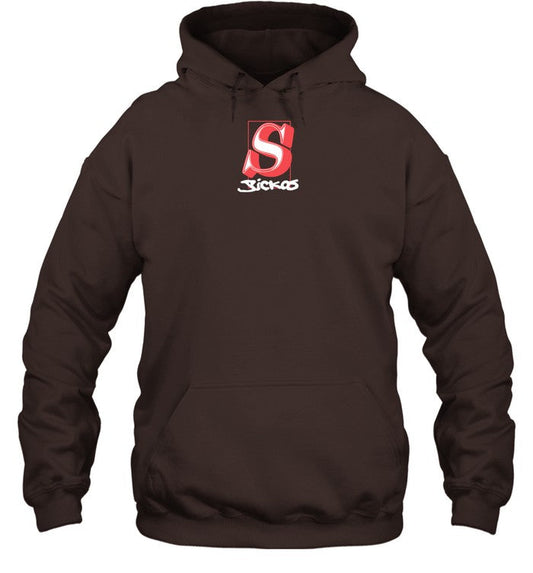 Sickos Store Sickos Serif Hoodie