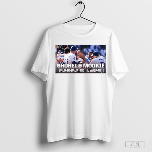 Shohei And Mookie Back-To-Back For The Walk-Off Shirt