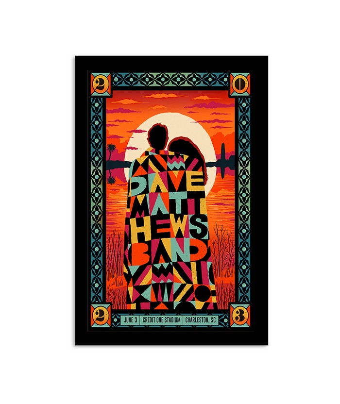 Dave Matthews Band Charleston South Carolina Credit One Stadium 632023 Poster