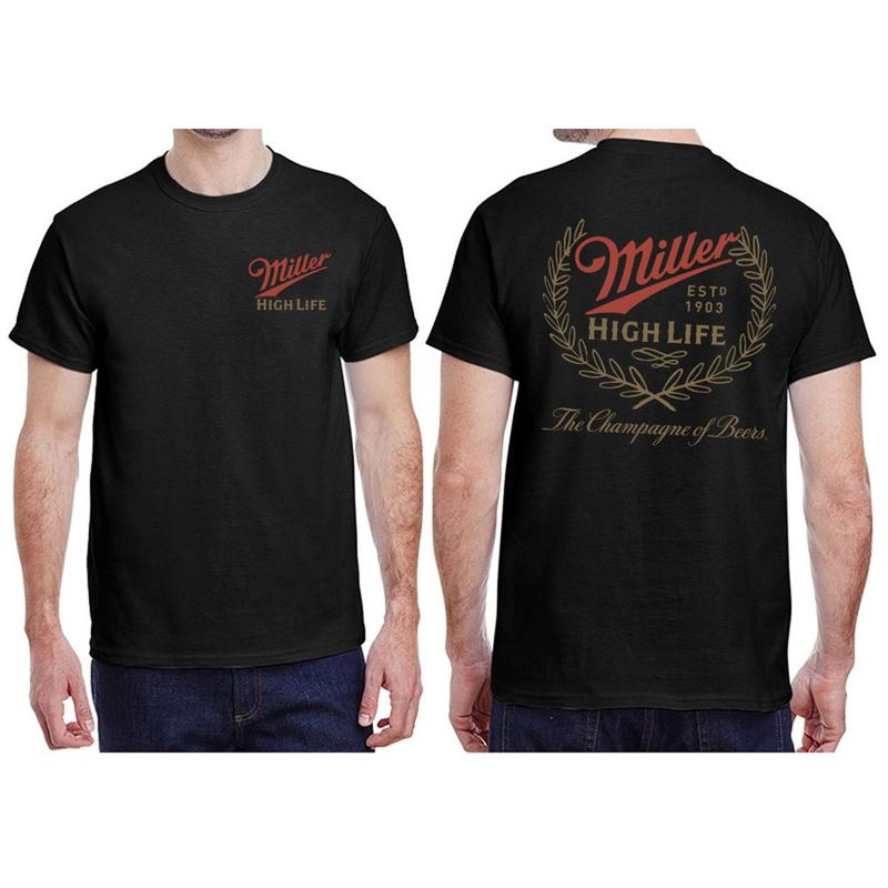 Miller High Life Shirt, Miller Shirt, Beer Shirt, Drinking Shirt, Adult Tshirt, Vintage Miller High Life Tshirt, Beer Lover Tee, Miller Lover Shirt, Cotton Crewneck Tee, Unisex Tshirt for Men and Women Classic Menswear Top