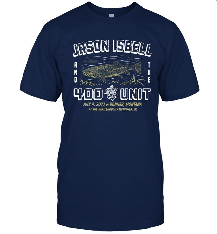 Jason Isbell And The 400 Unit Bonner, Montana July 4, 2023 Shirt