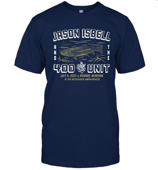 Jason Isbell And The 400 Unit Bonner, Montana July 4, 2023 Shirt