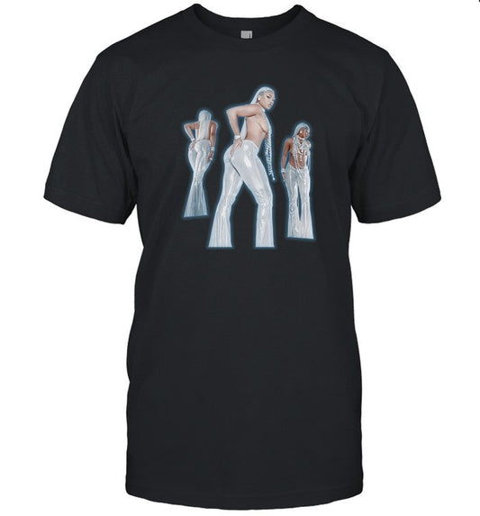 T-Shirt Megan Thee Stallion Hiss Silver Photo Limited