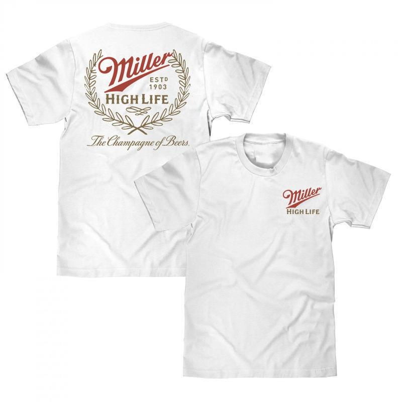 Miller High Life Shirt, Miller Shirt, Beer Shirt, Drinking Shirt, Adult Tshirt, Vintage Miller High Life Tshirt, Beer Lover Tee, Miller Lover Shirt, Cotton Crewneck Tee, Unisex Tshirt for Men and Women Classic Menswear Top
