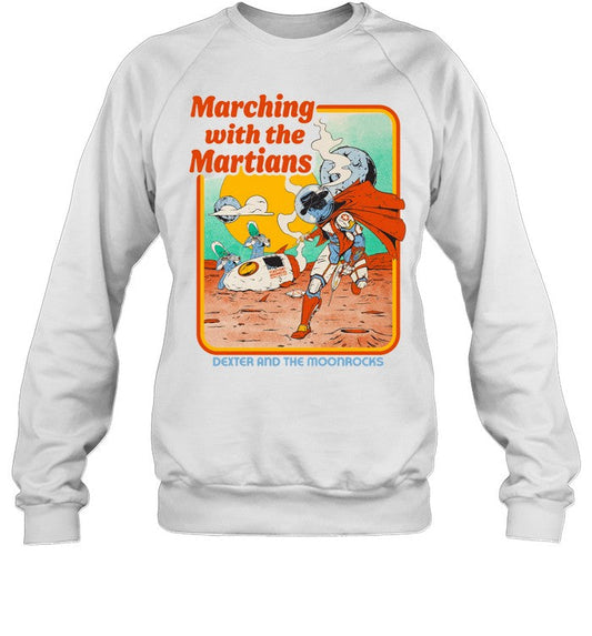 Dexter And The Moonrocks Marching With The Martians Shirt 2024