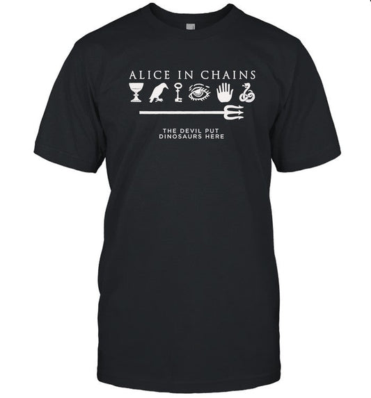 Alice In Chains The Devil Put Dinosaurs Here Pitchfork T-Shirt