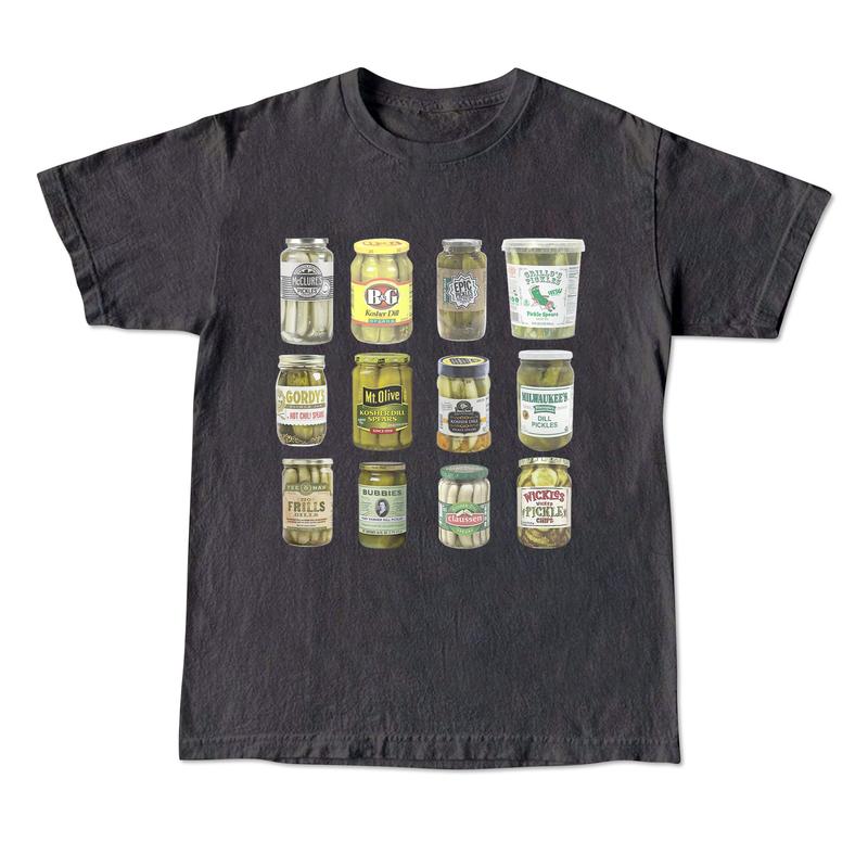 Vintage Canned Pickles 90s T-Shirt, Retro Pickle Graphic Shirt, Pickle Lovers Y2k Aesthetic Shirt,  Unisex Shirt, 2000s Tee Menswear Top Menswear Top