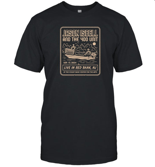 Jason Isbell and the 400 Unit Sept 17 2024 Concert Count Basie Center , Red Bank Shirt