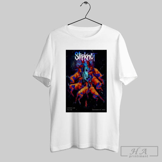 Poster Slipknot London Uk The O2 December 21 2024 T Shirt