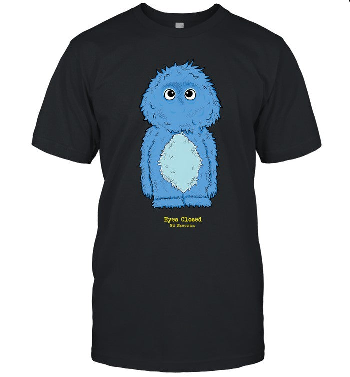Ed Sheeran Blue Monster Eyes Closed T-Shirt