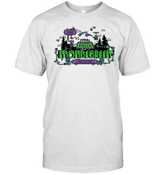 Phish Aug 15-18 2024 The Woodlands Dover, DE Shirts