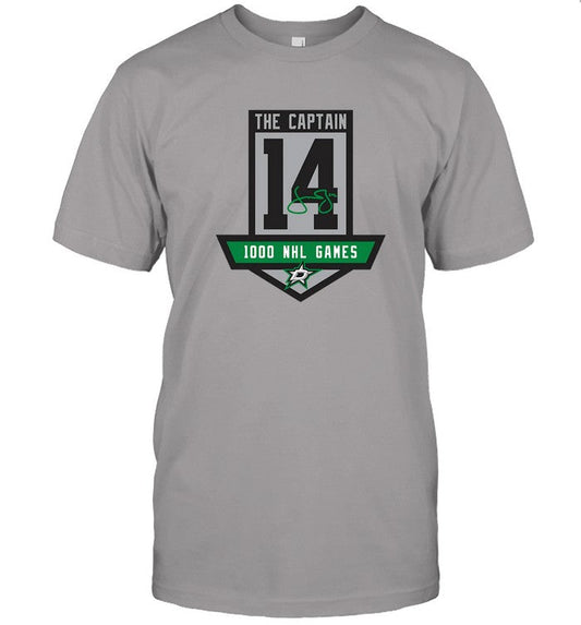 Limited Jamie Benn Captain for 1000 Games Played Shirt