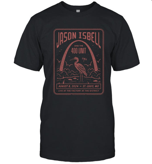 Jason Isbell And The 400 Unit Aug 8 2024 St. Louis, MO Shirts
