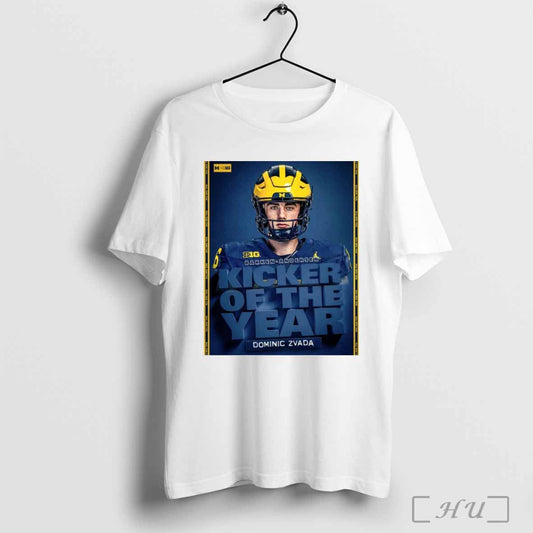 Poster Michigan Wolverines Dominic Zvada Big Bakken â€“ Anderson Kicker Of The Year T-shirt