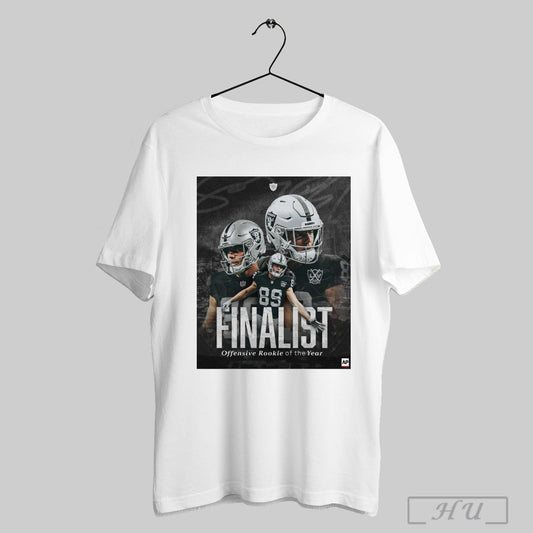 Poster Las Vegas Raiders Brock Bowers Ap Offensive Rookie Of The Year Award Finalist T Shirt Sweatshirt Poster