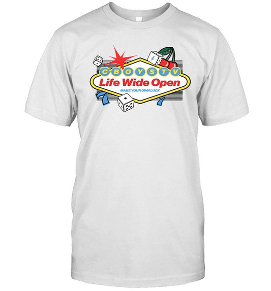 Life Wide Open Vegas Luck 2024 Shirt