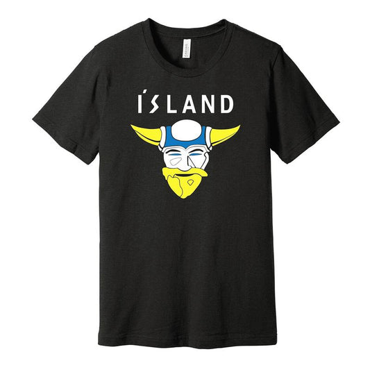 Team Iceland 1994 Throwback Tee - Retro Logo Defunct Hockey Team S M L XL XXL 3XL Blue Navy Black White Grey Color Choice, Unisex Cotton Graphic Shirt