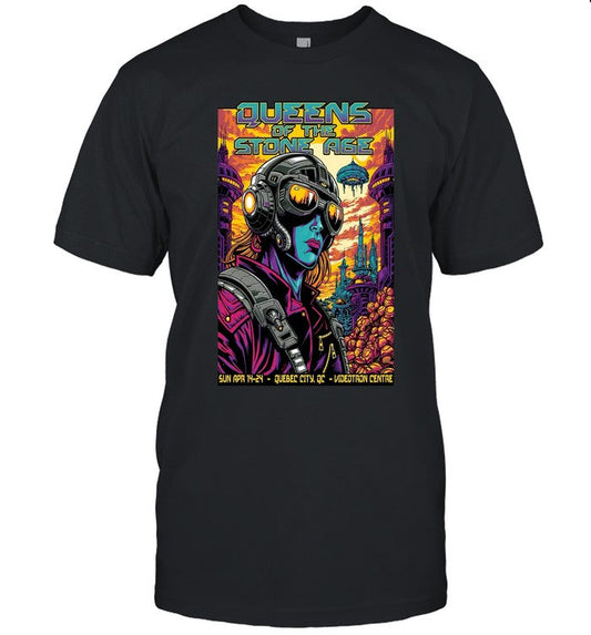 Queens Of The Stone Age Play At The Videotron Centre In QuÃ©bec, Qc 14 April 2024 Shirt
