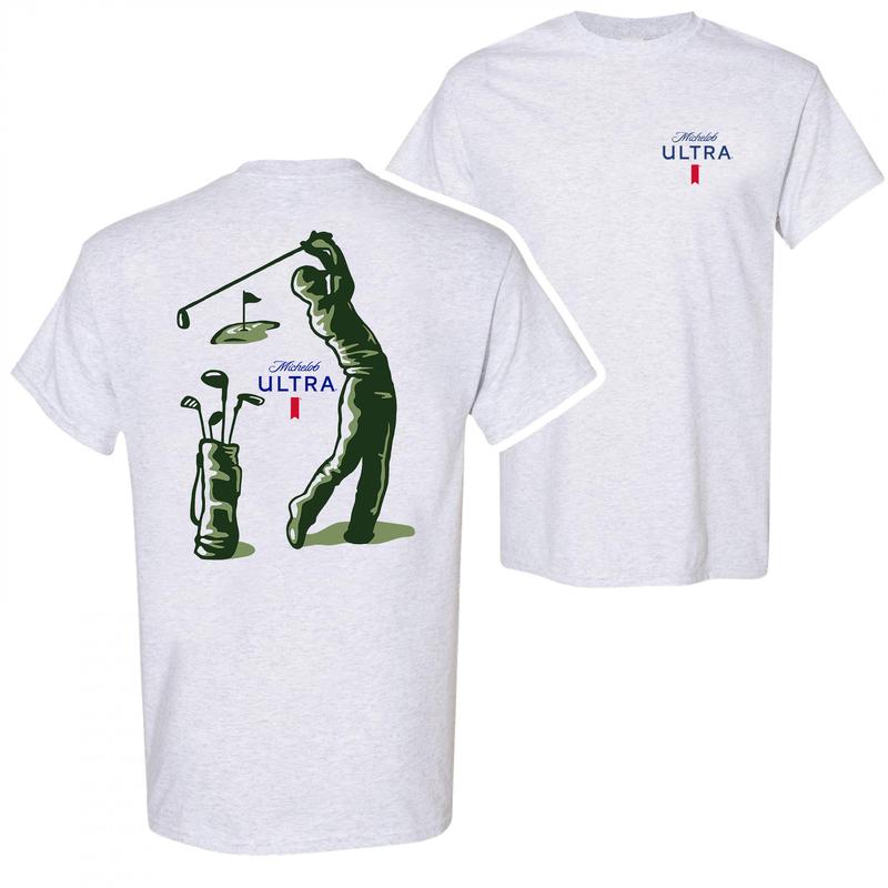 Michelob Ultra - Golf T-shirt 2 Side - Styles For Every Taste - Extensive Size Options - One Style Fits All - Pick Your Color - Dynamic Prints