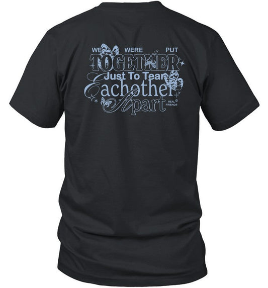Real Friends Band The Butterfly We Were Put Together T Shirt