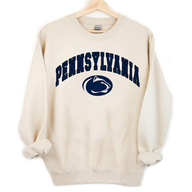 Penn State Nittany Lions Vintage NCAA Football Shirts, Graphic University Basketball Sports Shirt, Gift for Fans, Cotton, Men, Women, Classic