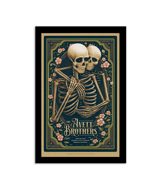 Poster The Avett Brothers June 20 2023 Peoria Civic Center Peoria Illinois