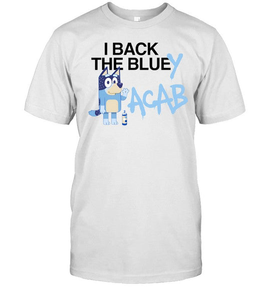 Shirt Punkwithacamera I Back The Bluey Acab