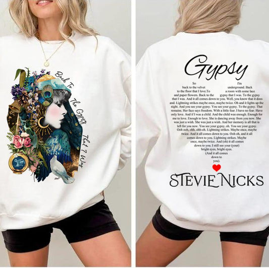 Don't Be A Lady Be A Legend T-shirt, Back To The Gypsy What I Was Shirt, Stevie Gypsy Lyric Shirt, Stevie Tee Shirt, Nicks Sweatshirt, Gift For Fan Stevie Nicks Shirt, Stevie Sweatshirt, Gypsy Lyric Shirt, Gift For Music Lovers