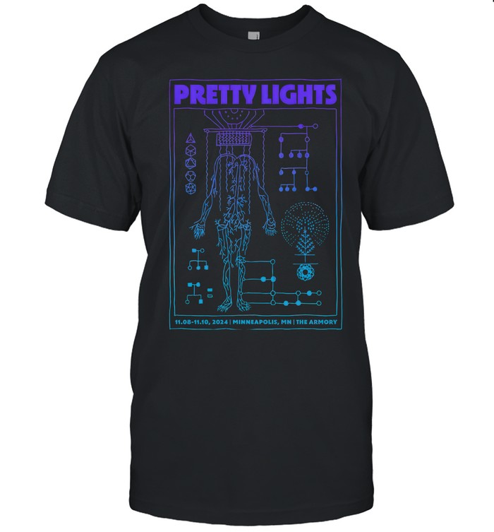 Pretty Lights Minneapolis November 8-10 2024 The Armory Concert Shirt