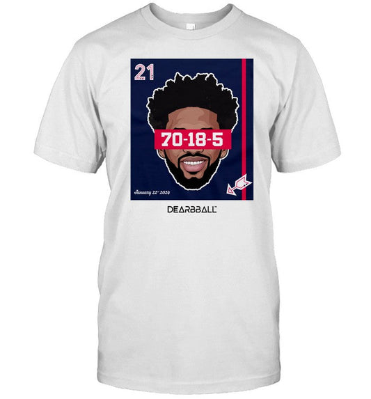 Joel Embiid Dearbball Record Night 70 Pts