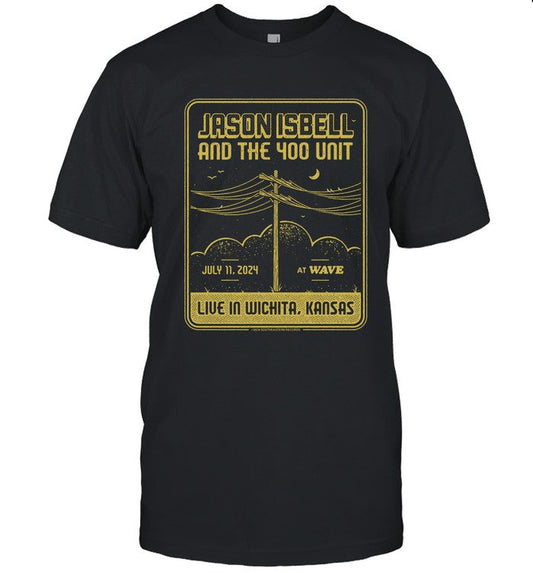 Jason Isbell And The 400 Unit July 11 2024 Live In Wichita, Kansas Shirt