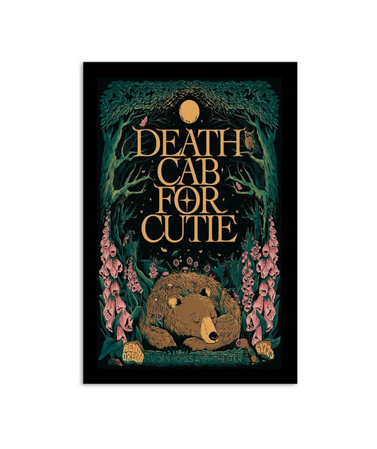 Poster Death Cab For Cutie Hayden Homes Amphitheater 6172023 Limited