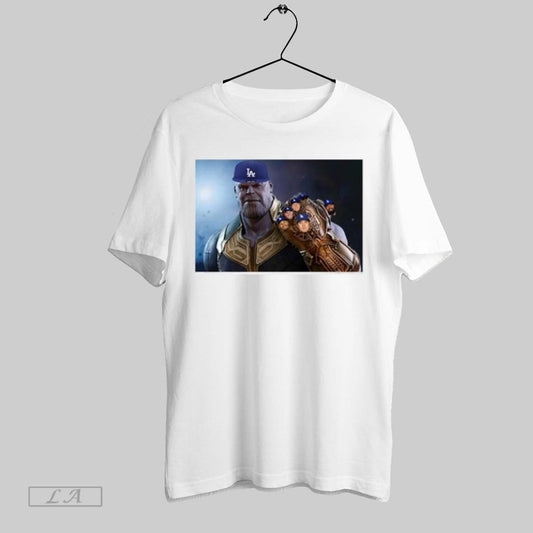 Poster The Los Angeles Dodgers Have Collected Thanos All Infinity Stones T Shirt