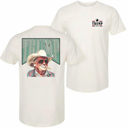 Cowboy Western Make America Great Trump Daddy T-shirt - Choose Your Fit - Every Color Available - Work From Home Wear - Universal Style Options - Fash
