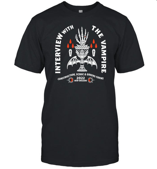 Interview With The Vampire Construction Scenic & Greens Crews Shirt