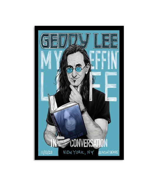 Geddy Lee Concert at Beacon Theatre, New York Nov 13, 2023 Poster