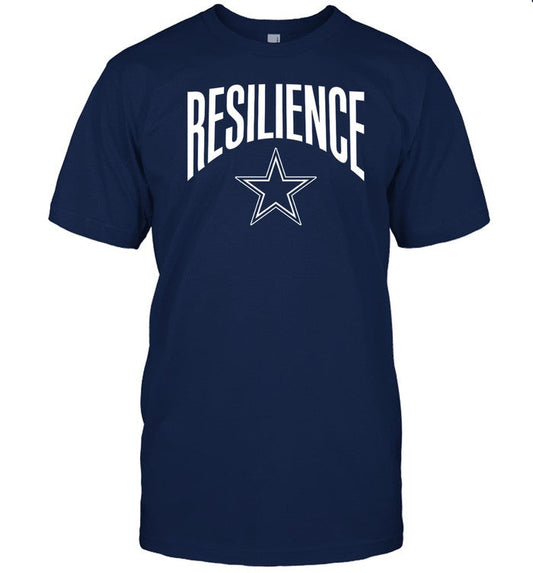 Dak Prescott Wearing Dallas Cowboys Resilience Shirt